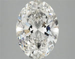 2.97ct Oval Lab Grown Diamond (Colour G, Clarity VVS2, IGI Certified)