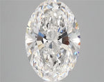 2.98ct Oval Lab Grown Diamond (Colour E, Clarity VS1, IGI Certified)