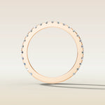 2280.2 - French Pavé Wedding Band, view 10