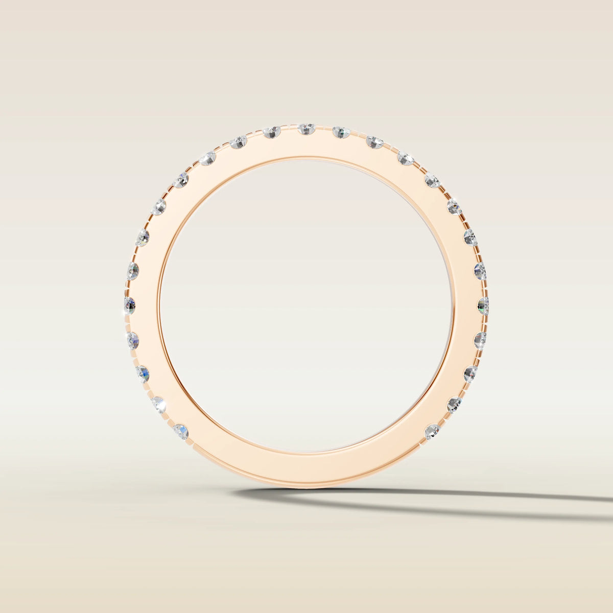 2280.2 - French Pavé Wedding Band, view 10
