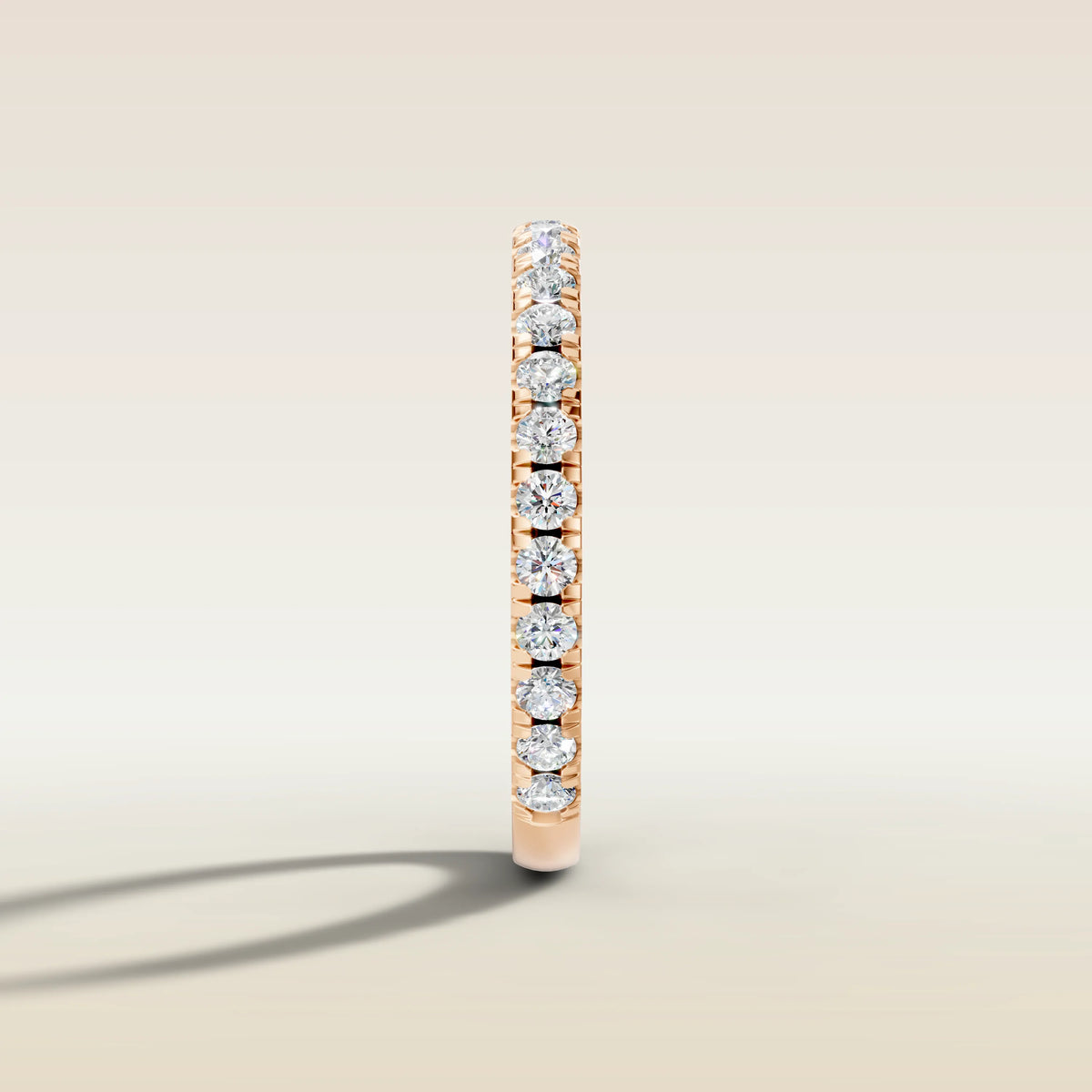 2280.2 - French Pavé Wedding Band, view 11
