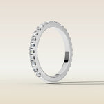 2280.2 - French Pavé Wedding Band, view 5