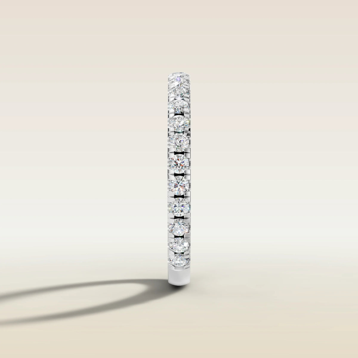 2280.2 - French Pavé Wedding Band, view 7