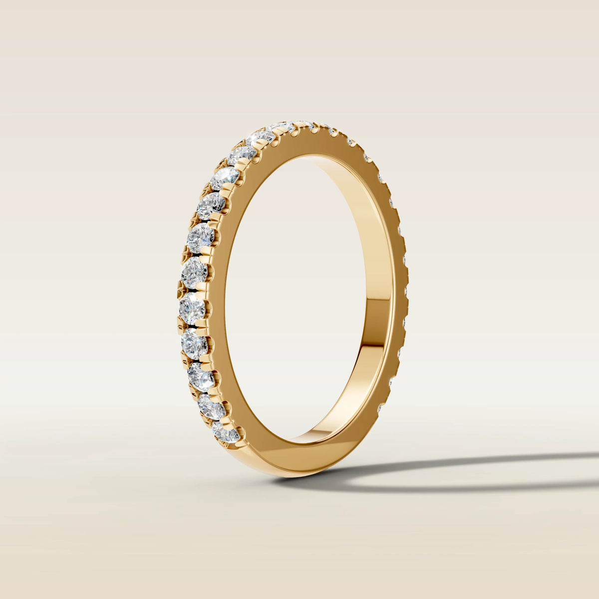2280.2 - French Pavé Wedding Band, view 1