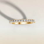 2280.2 - French Pavé Wedding Band, view 4