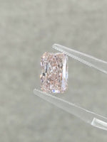 3.60ct Radiant Pink Lab Diamond, Fancy Pink