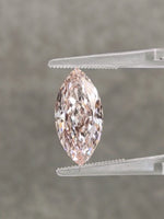 3.86ct Marquise Pink Lab Diamond, Fancy Pink