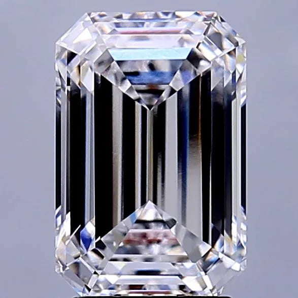 3.00ct Emerald Lab Grown Diamond (Colour D, Clarity VVS1, IGI Certified)