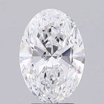 3.00ct Oval Lab Grown Diamond (Colour D, Clarity IF, IGI Certified)
