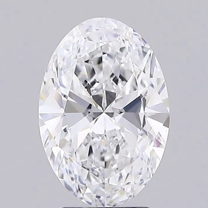 3.00ct Oval Lab Grown Diamond (Colour D, Clarity IF, IGI Certified)