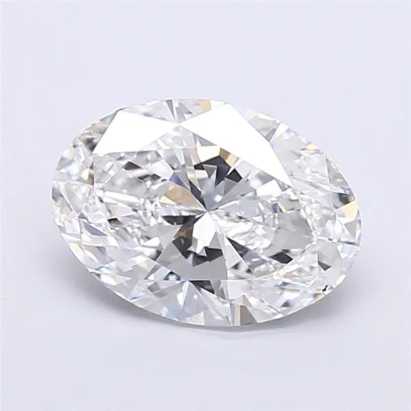 3.00ct Oval Lab Grown Diamond (Colour D, Clarity VS2, IGI Certified)