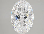 3.00ct Oval Lab Grown Diamond (Colour D, Clarity VVS2, IGI Certified)