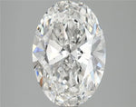3.00ct Oval Lab Grown Diamond (Colour E, Clarity VS2, IGI Certified)