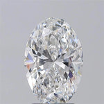 3.00ct Oval Lab Grown Diamond (Colour E, Clarity VVS2, IGI Certified)