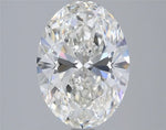 3.00ct Oval Lab Grown Diamond (Colour G, Clarity VVS2, IGI Certified)