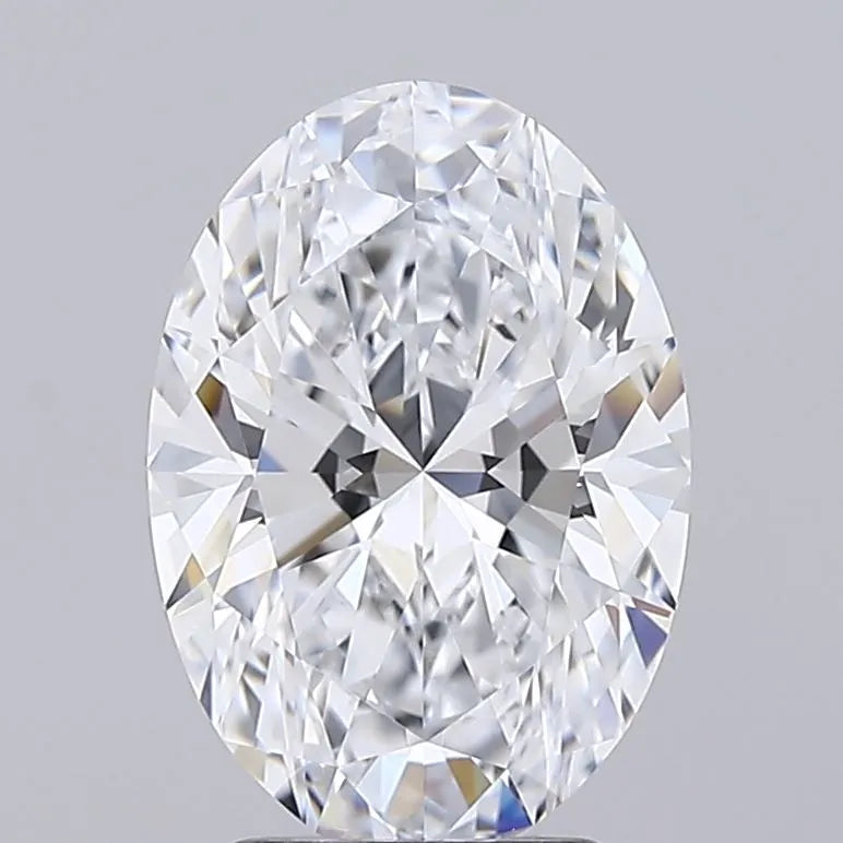 3.01ct Oval Lab Grown Diamond (Colour D, Clarity IF, IGI Certified)