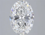 3.01ct Oval Lab Grown Diamond (Colour F, Clarity VVS2, IGI Certified)