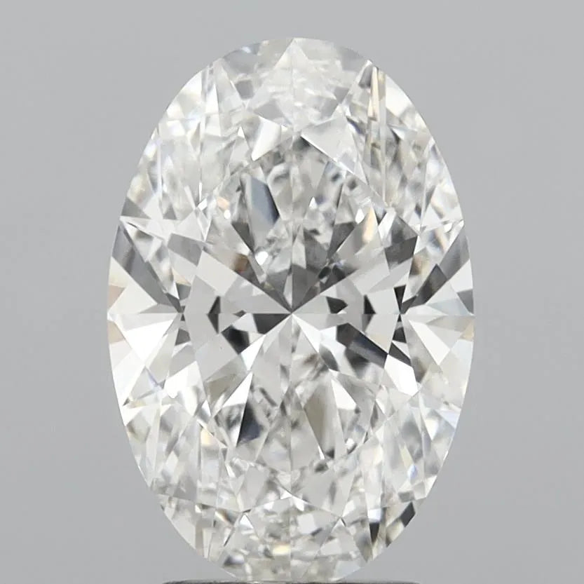 3.01ct Oval Lab Grown Diamond (Colour G, Clarity VVS2, IGI Certified)