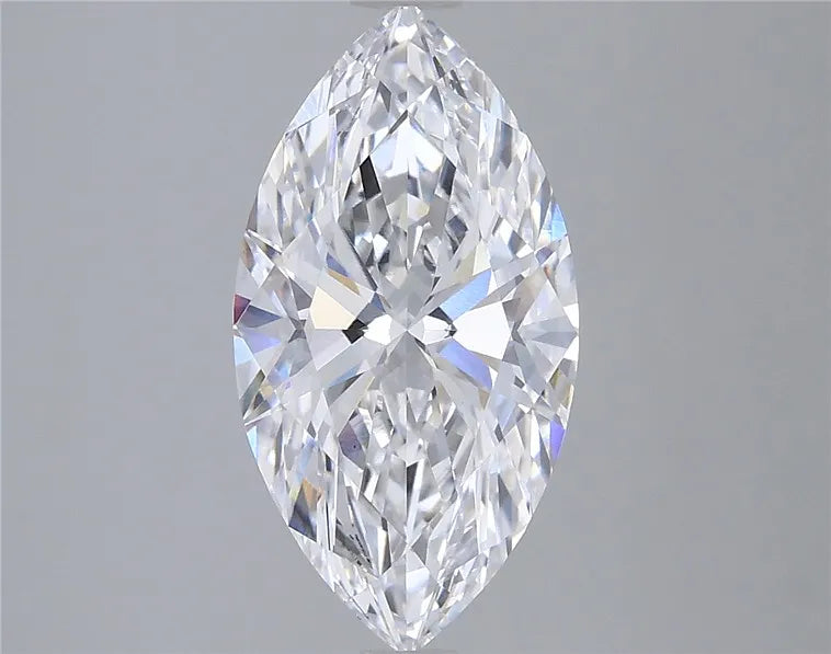 3.02ct Marquise Lab Grown Diamond (Colour D, Clarity VVS2, IGI Certified)