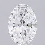 3.02ct Oval Lab Grown Diamond (Colour D, Clarity VVS1, IGI Certified)