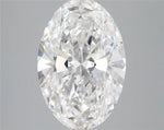 3.02ct Oval Lab Grown Diamond (Colour D, Clarity VVS2, IGI Certified)