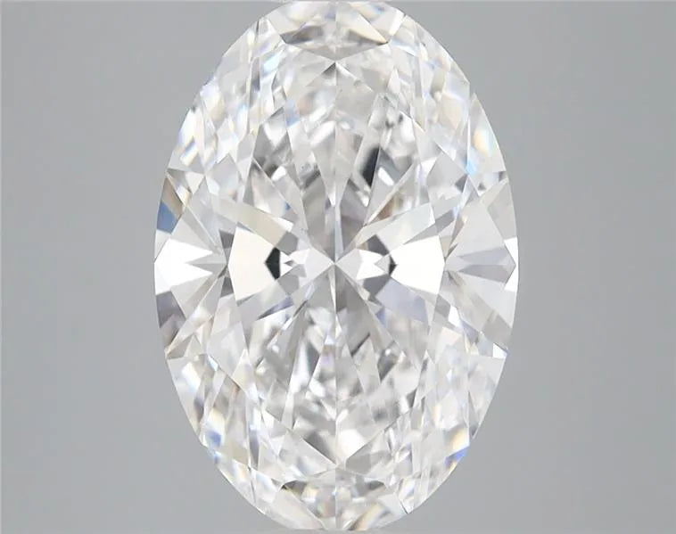3.02ct Oval Lab Grown Diamond (Colour D, Clarity VVS2, IGI Certified)