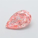 3.02ct Pear Lab Grown Diamond (Colour Fancy Vivid Pink, Clarity VS1, IGI Certified)