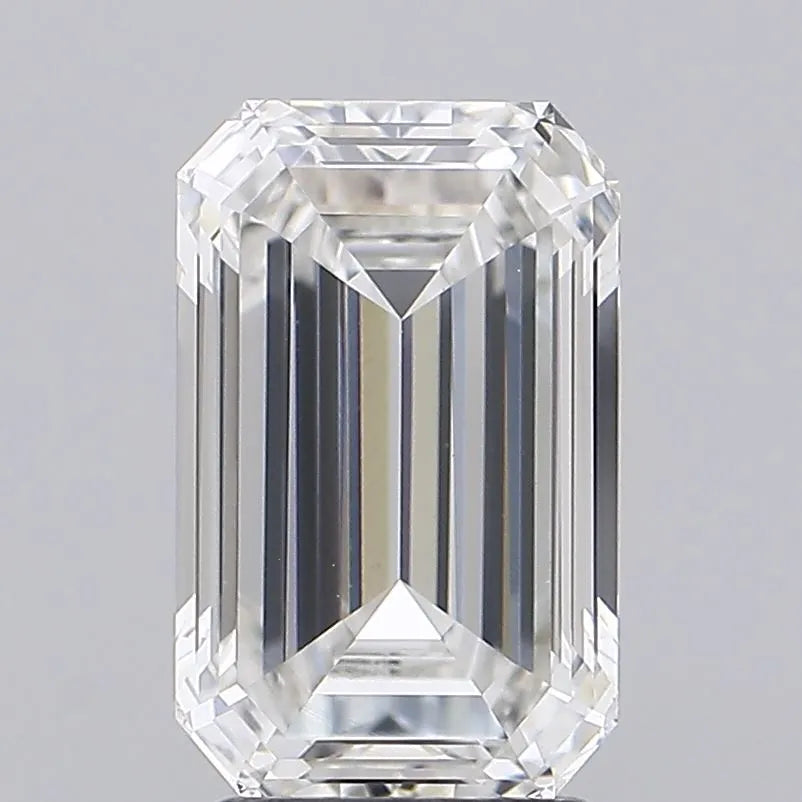3.03ct Emerald Lab Grown Diamond (Colour F, Clarity VVS2, IGI Certified)