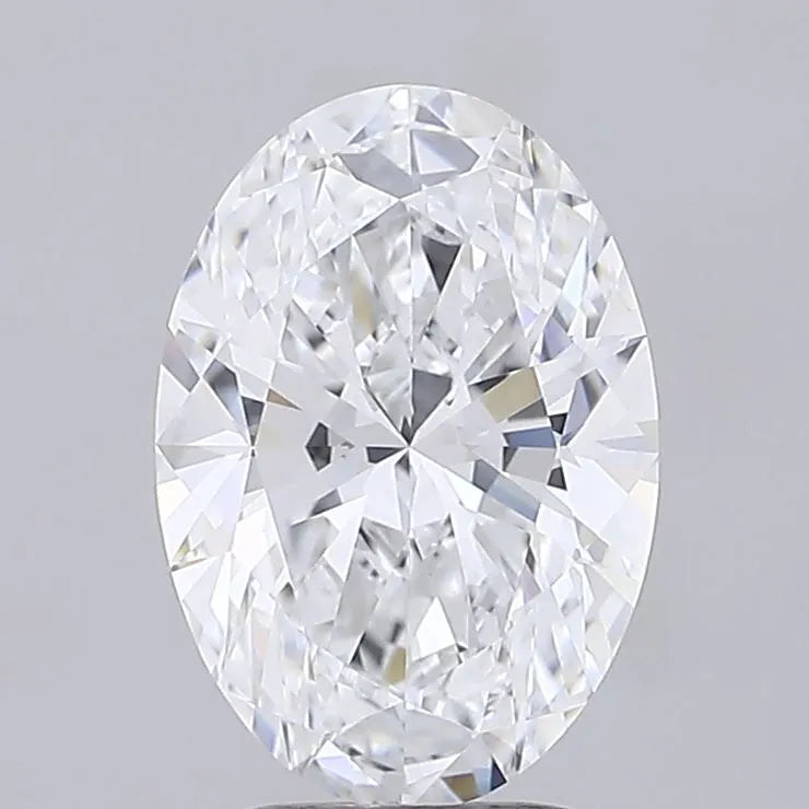3.03ct Oval Lab Grown Diamond (Colour D, Clarity VVS1, IGI Certified)
