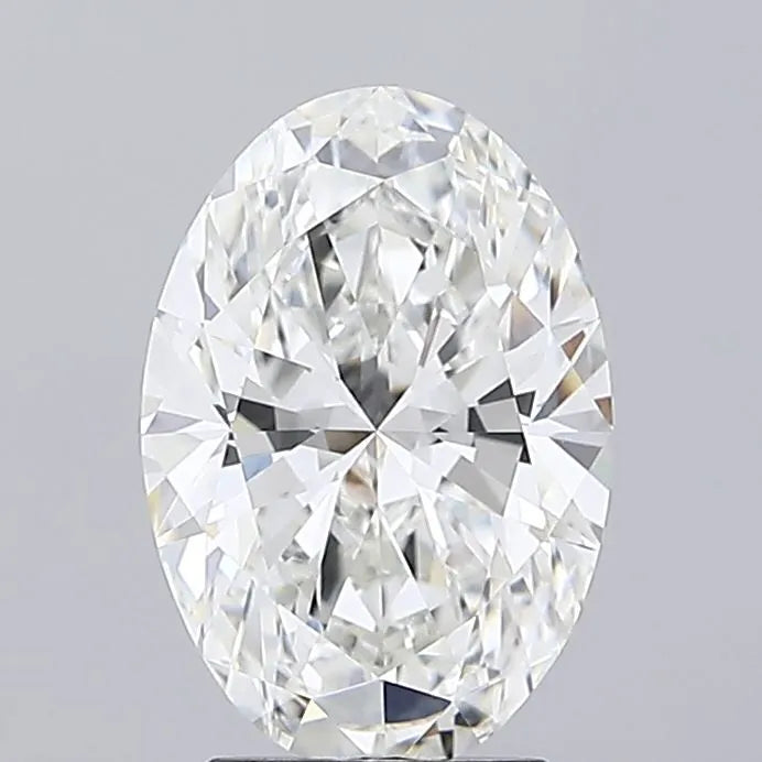 3.04ct Oval Lab Grown Diamond (Colour G, Clarity VVS2, IGI Certified)
