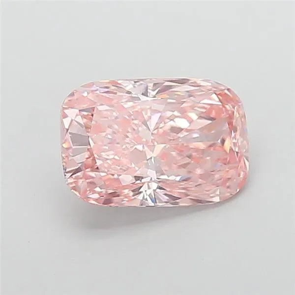 3.05ct Cushion modified Lab Grown Diamond (Colour Fancy Intense Pink, Clarity VS1, IGI Certified)