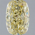 3.05ct Cushion modified Lab Grown Diamond (Colour Fancy Yellow, Clarity VS1, IGI Certified)