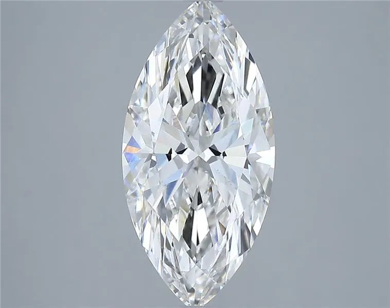 3.05ct Marquise Lab Grown Diamond (Colour F, Clarity VVS2, IGI Certified)