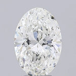 3.05ct Oval Lab Grown Diamond (Colour G, Clarity VVS2, IGI Certified)