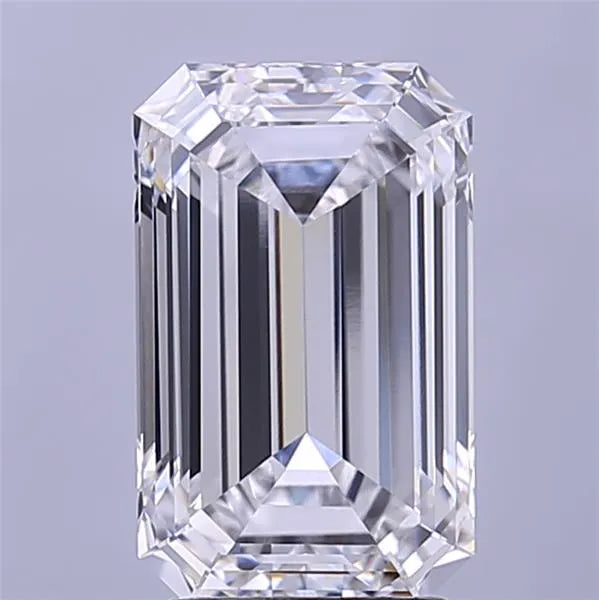 3.06ct Emerald Lab Grown Diamond (Colour D, Clarity VVS1, IGI Certified)