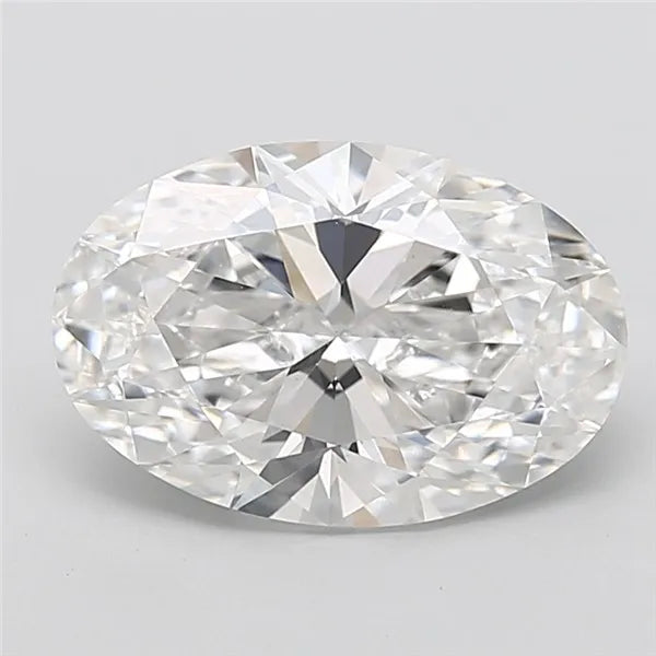 3.06ct Oval Lab Grown Diamond (Colour F, Clarity VS1, IGI Certified)