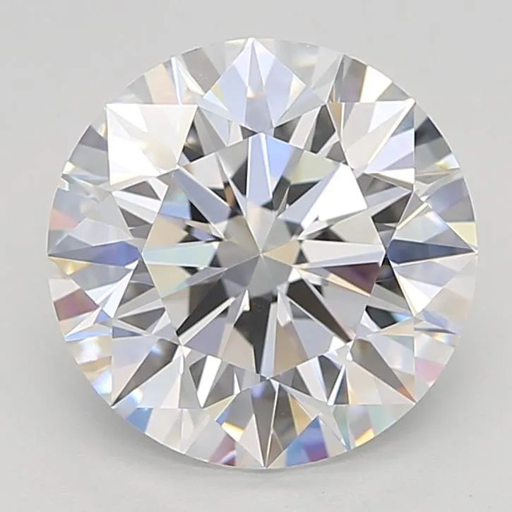 3.06ct Round Lab Grown Diamond (Colour E, Clarity IF, Cut ID, IGI Certified)