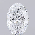 3.07ct Oval Lab Grown Diamond (Colour E, Clarity IF, IGI Certified)