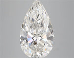 3.07ct Pear Lab Grown Diamond (Colour E, Clarity VVS2, IGI Certified)