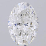 3.08ct Oval Lab Grown Diamond (Colour E, Clarity VS1, IGI Certified)