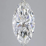 3.09ct Marquise Lab Grown Diamond (Colour G, Clarity VS2, IGI Certified)