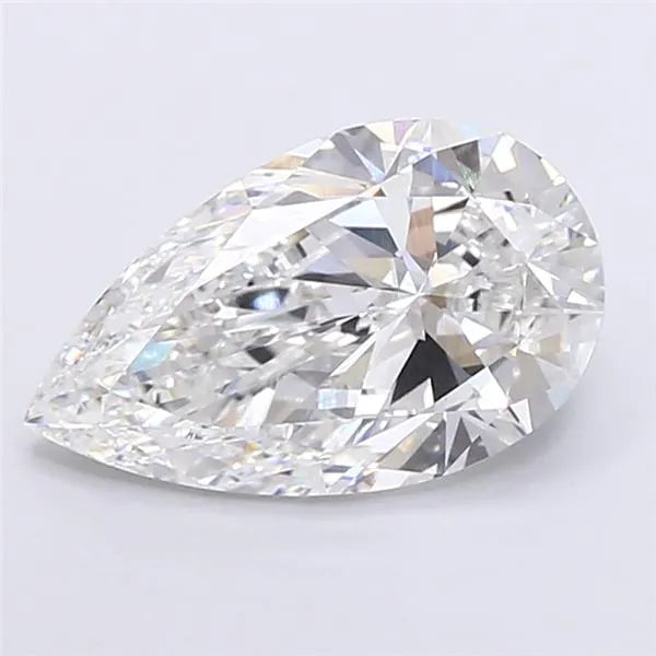 3.09ct Pear Lab Grown Diamond (Colour F, Clarity VVS2, IGI Certified)