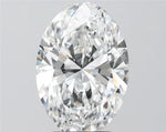 3.10ct Oval Lab Grown Diamond (Colour D, Clarity VVS2, IGI Certified)