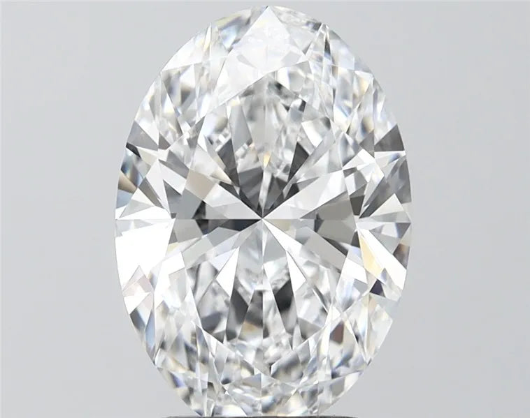 3.10ct Oval Lab Grown Diamond (Colour D, Clarity VVS2, IGI Certified)