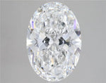3.10ct Oval Lab Grown Diamond (Colour E, Clarity VVS2, GIA Certified)