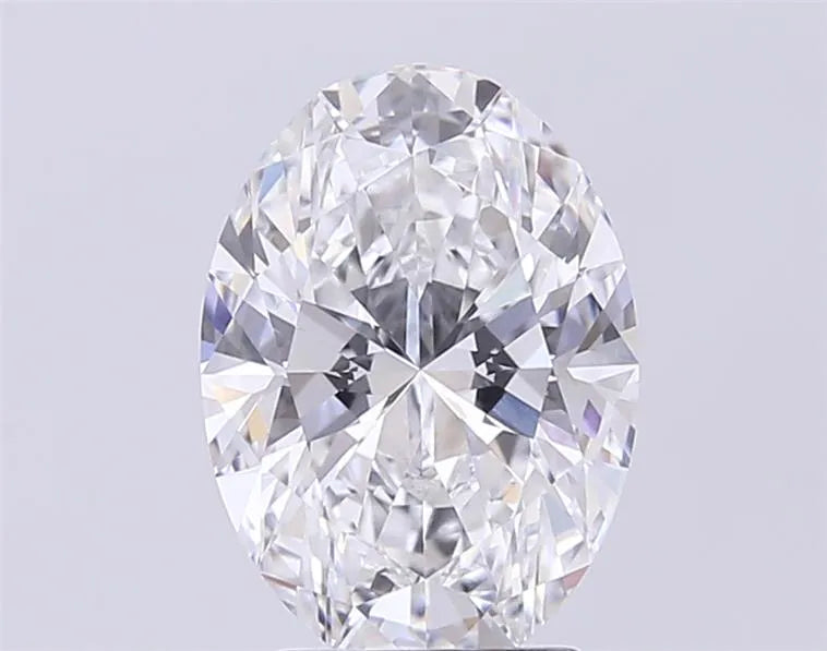 3.21ct Oval Lab Grown Diamond (Colour E, Clarity VVS2, IGI Certified)