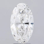 3.22ct Oval Lab Grown Diamond (Colour F, Clarity IF, IGI Certified)
