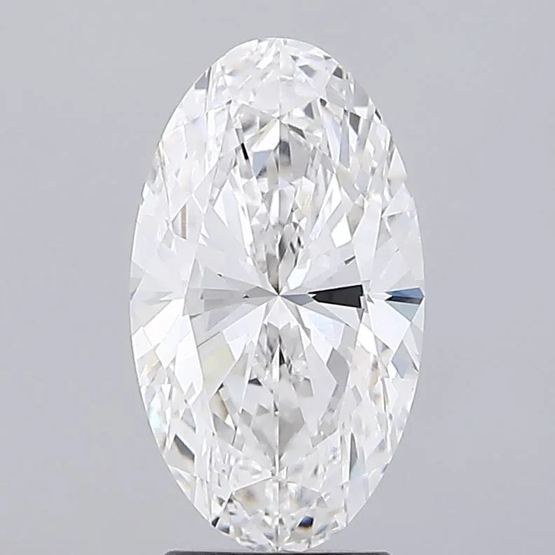3.22ct Oval Lab Grown Diamond (Colour F, Clarity IF, IGI Certified)