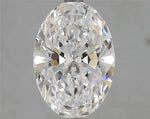 3.32ct Oval Lab Grown Diamond (Colour D, Clarity IF, Cut EX, IGI Certified)