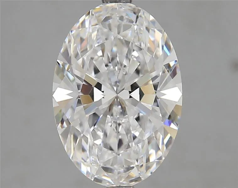 3.32ct Oval Lab Grown Diamond (Colour D, Clarity IF, Cut EX, IGI Certified)